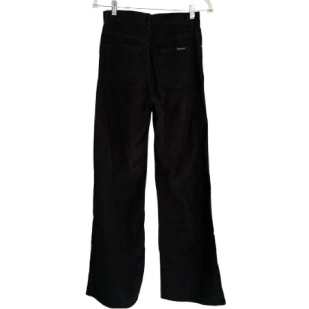 Eve Black Corduroy Wide-Leg Pants Size 26